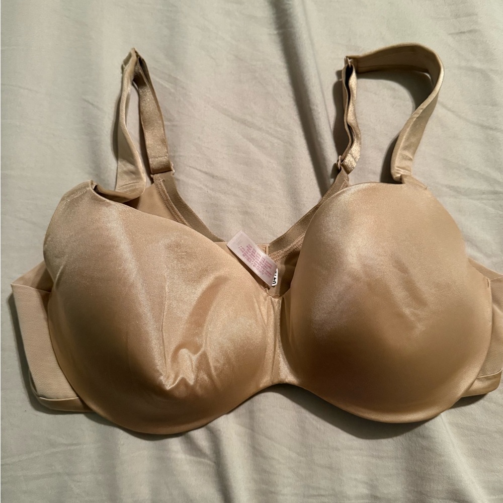 Cacique Satin Beige Bra